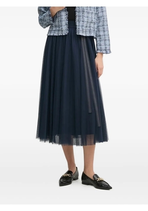 Joop! elastic-waistband tulle skirt - Black