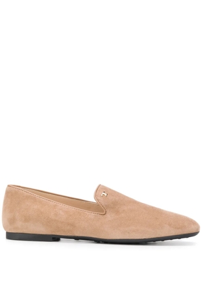 Tod's suede slippers - Neutrals