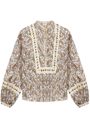 MARANT ÉTOILE Gayle blouse - Brown