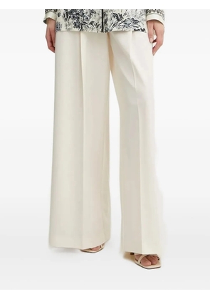 SIMONA CORSELLINI pleated straight-leg trousers - Neutrals