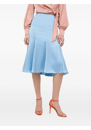 Trussardi flared midi skirt - Blue
