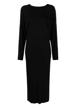 KHAITE The Trina open-back midi dress - Black