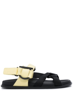 Ferragamo Gancini touch-strap sandals - Yellow