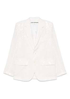Junya Watanabe sequined blazer - White