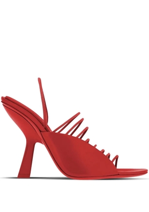 Ferragamo 105mm Altaire lace-detail sandals - Red
