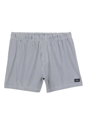 Osklen striped pocket shorts - Grey