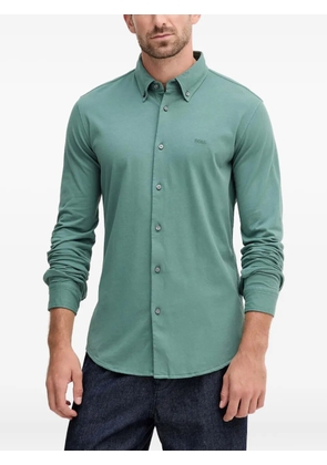 BOSS Myjersey button long-sleeve shirt - Green