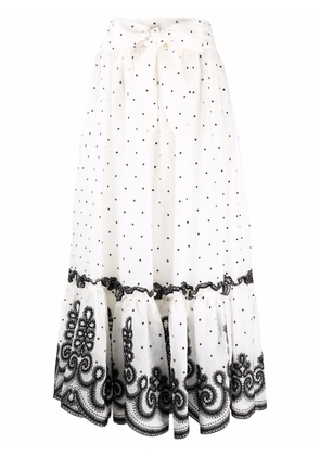 ZIMMERMANN Lovestruck rope skirt - White