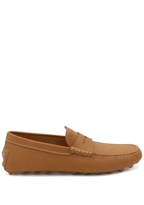 Tod's leather loafers - Brown