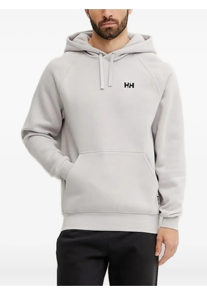 Helly Hansen embroidered-logo hoodie - Grey