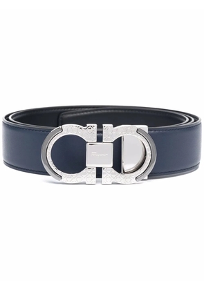 Ferragamo Gancini logo belt - Blue