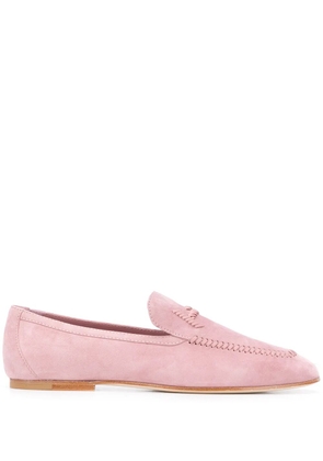 Tod's woven logo loafers - Pink