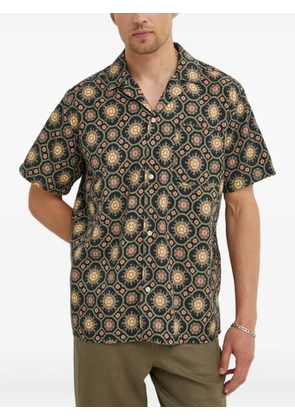 Les Deux floral pocket shirt - Black