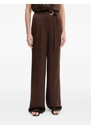 MARCIANO by GUESS Iva logo-plaque trousers - Brown