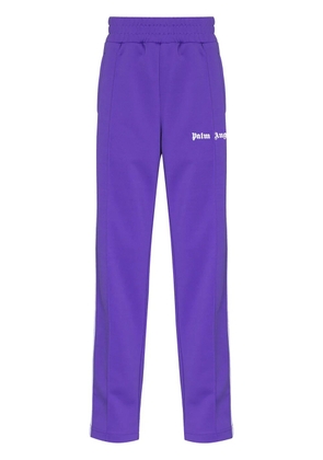 Palm Angels side panel logo track pants - Purple