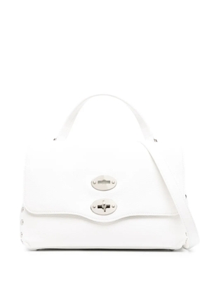 Zanellato stud-detail leather bag - White