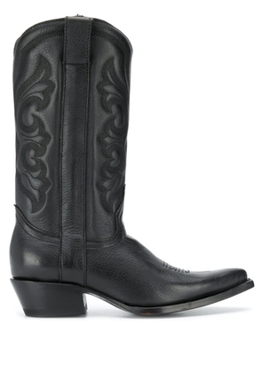 Ash Amazone embroidered boots - Black
