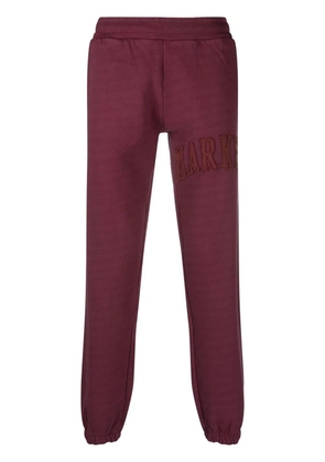 MARKET logo-appliqué track pants - Red