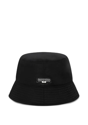 Marine Serre logo bucket hat - Black