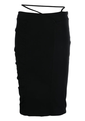 GAUGE81 Dayton ruched pencil skirt - Black