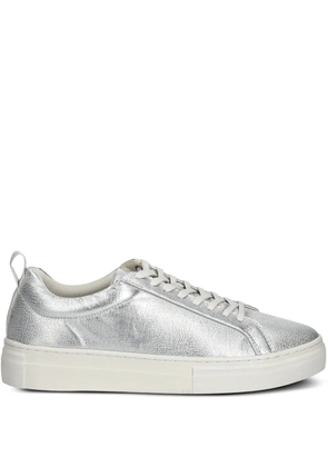 VAGABOND Zoe metallic leather sneakers - Silver