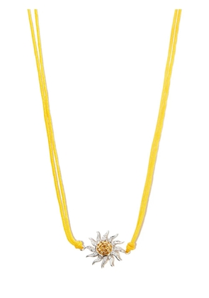 Yvonne Léon 9kt yellow gold Daisy citrine necklace