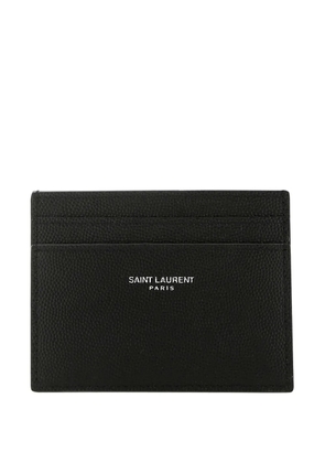 Saint Laurent leather cardholder - Black