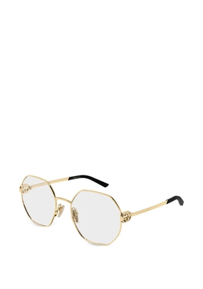 Gucci Eyewear gg2048o geometric glasses - Gold