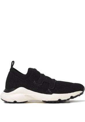Tod's chain patch sneakers - Black