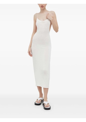 ALOHAS open-back midi dress - White