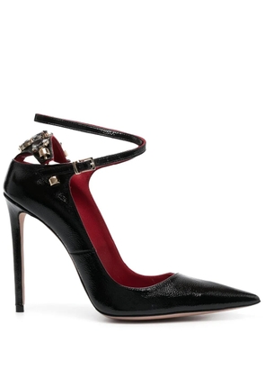 HARDOT 125mm gem-embellished pumps - Black