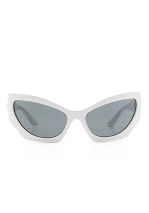 Versace Eyewear oversized cat-eye sunglasses - White