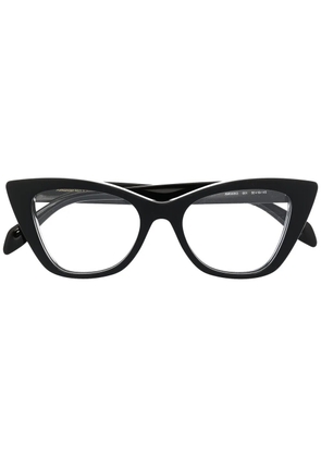 Alexander McQueen Eyewear cat-eye glasses - Black