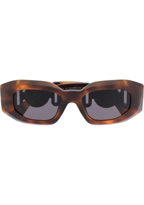Versace Eyewear Medusa oval-frame sunglasses - Brown