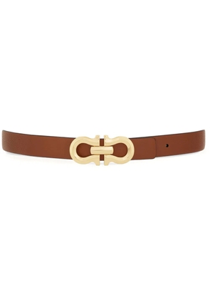 Ferragamo reversible Gancini leather belt - Brown