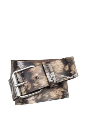 Carhartt WIP wild dog-pattern belt - Brown
