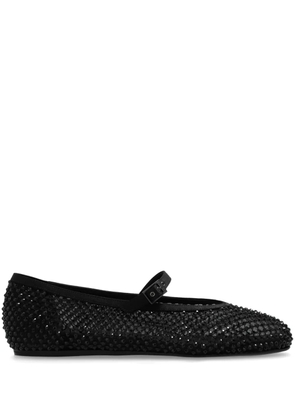 Le Silla Gilda crystal-embellished ballerina shoes - Black