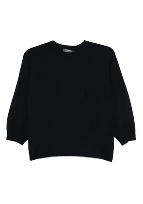 'S Max Mara balloon-sleeve wool top - Blue