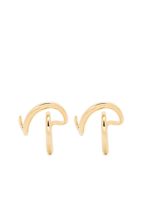 Charlotte Chesnais Hana gold-plated silver earrings