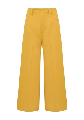 MALIPARMI button-fastening trousers - Yellow