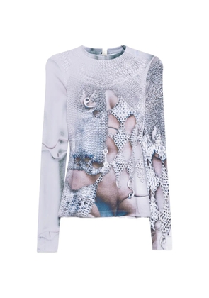 VICTOR CLAVELLY long-sleeve T-shirt - Grey