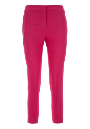 Alexander McQueen cropped straight-leg trousers - Pink