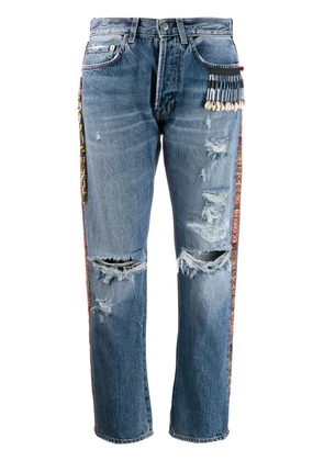 Giacobino bead detail jeans - Blue