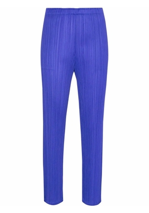 Pleats Please Issey Miyake Monthly Colours January plissé trousers - Blue