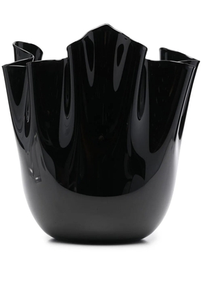 Venini vaso-fazz glass vase - Black