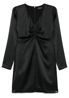 Armani Exchange satin mini dress - Black