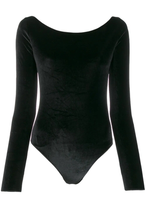 Oséree slim-fit backless bodysuit - Black