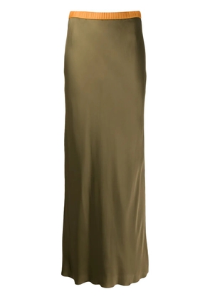 Helmut Lang satin skirt - Brown