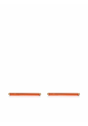 BEATRIZ PALACIOS Neon Orange short earrings