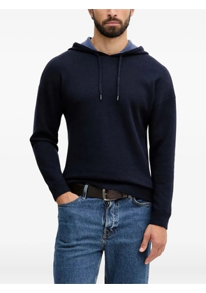 Benetton knitted hoodie - Blue